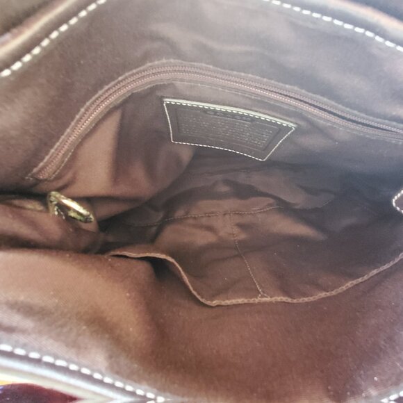 Coach Signature Jacquard F3K-6376 Crossbody - Picture 6 of 11